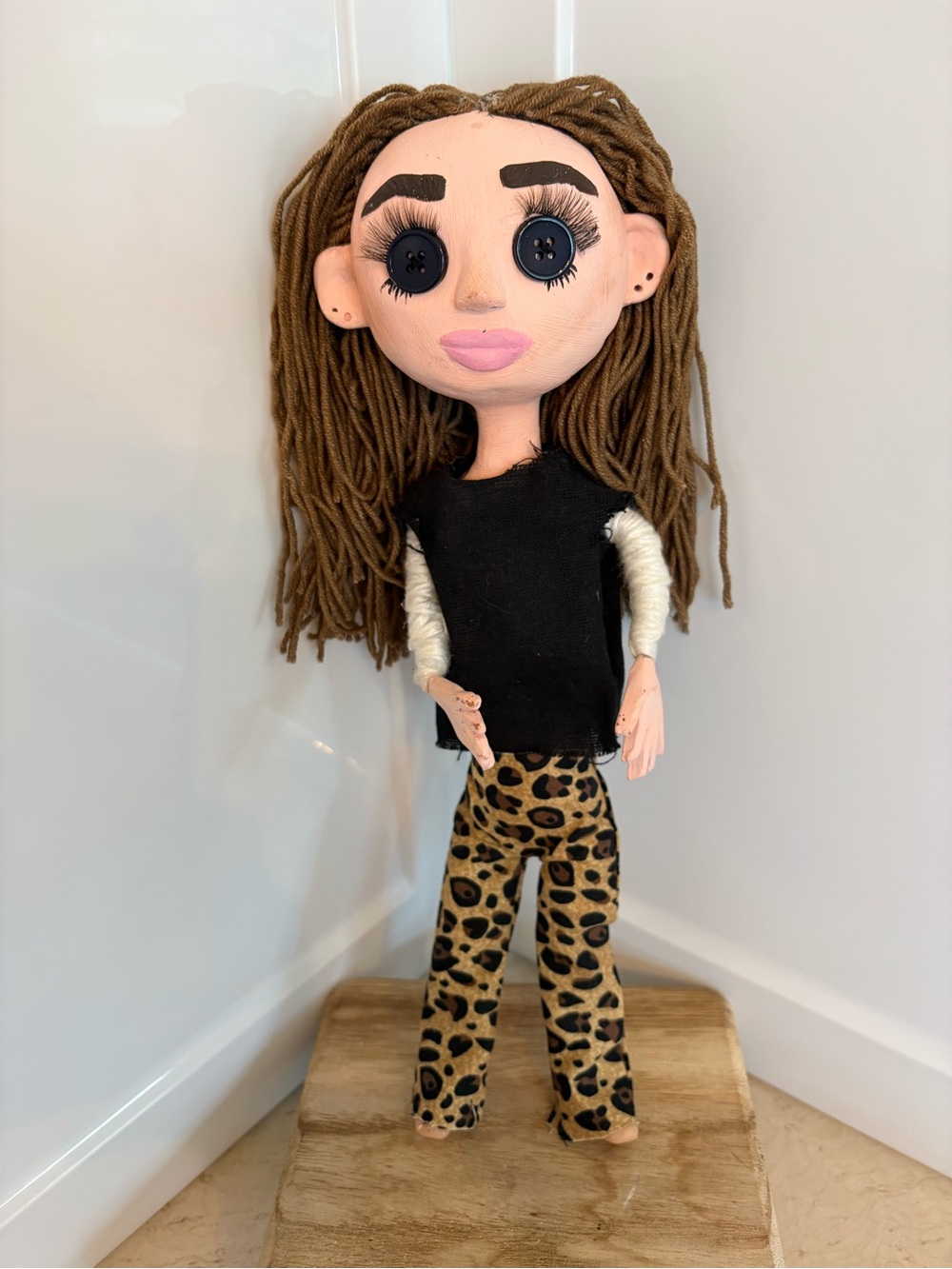 Custom Button Eyed Doll - Picture 3 of 5